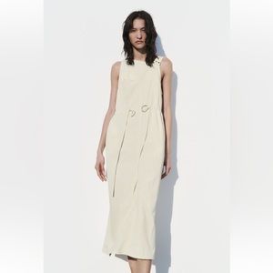 Zara Cream Midi Dress